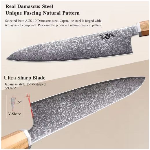 YIZEMA 8.2-inch Professional Chef Knife1